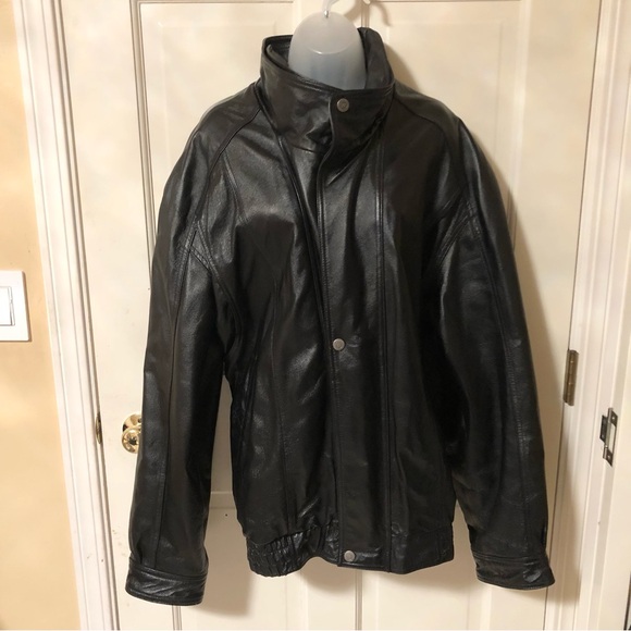 Wilsons Leather Jacket Size 2LT